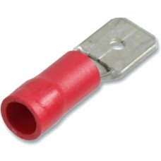 נעל כבל מבודדת זכר אדום 4.75×0.8 מס' 64ב נעל כבל מבודדת זכר אדום 4.75×0.8 מס' 64ב